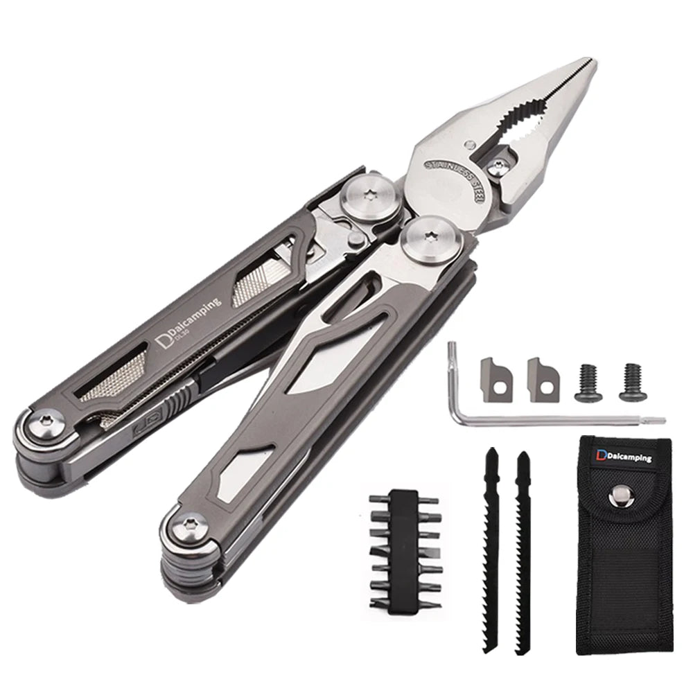 Daicamping Multifunctional Multitool Folding Knife Pliers EDC