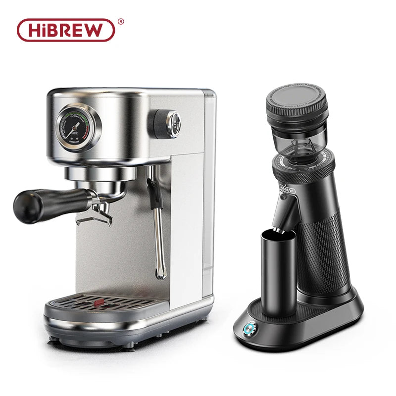 HiBREW 20Bar Semi Automatic Espresso Machine For Home Use