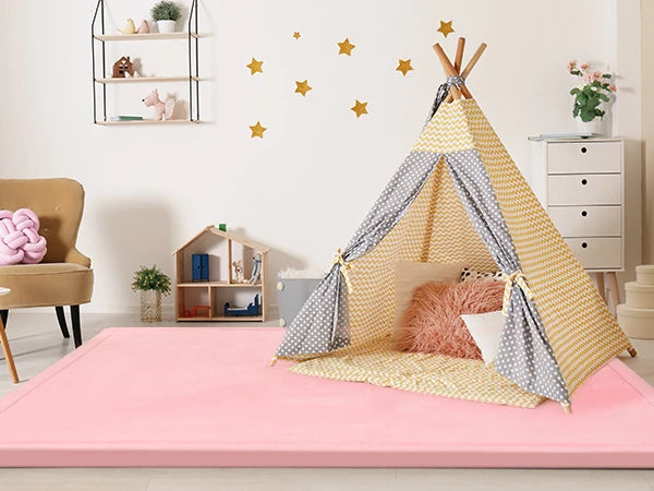 Carpet For Floor 2cm Thick Memory Foam Playpen Mat With Non-slip Bottom For Living Room Soft Velvet Minimalist Carpet Kids Rugs
