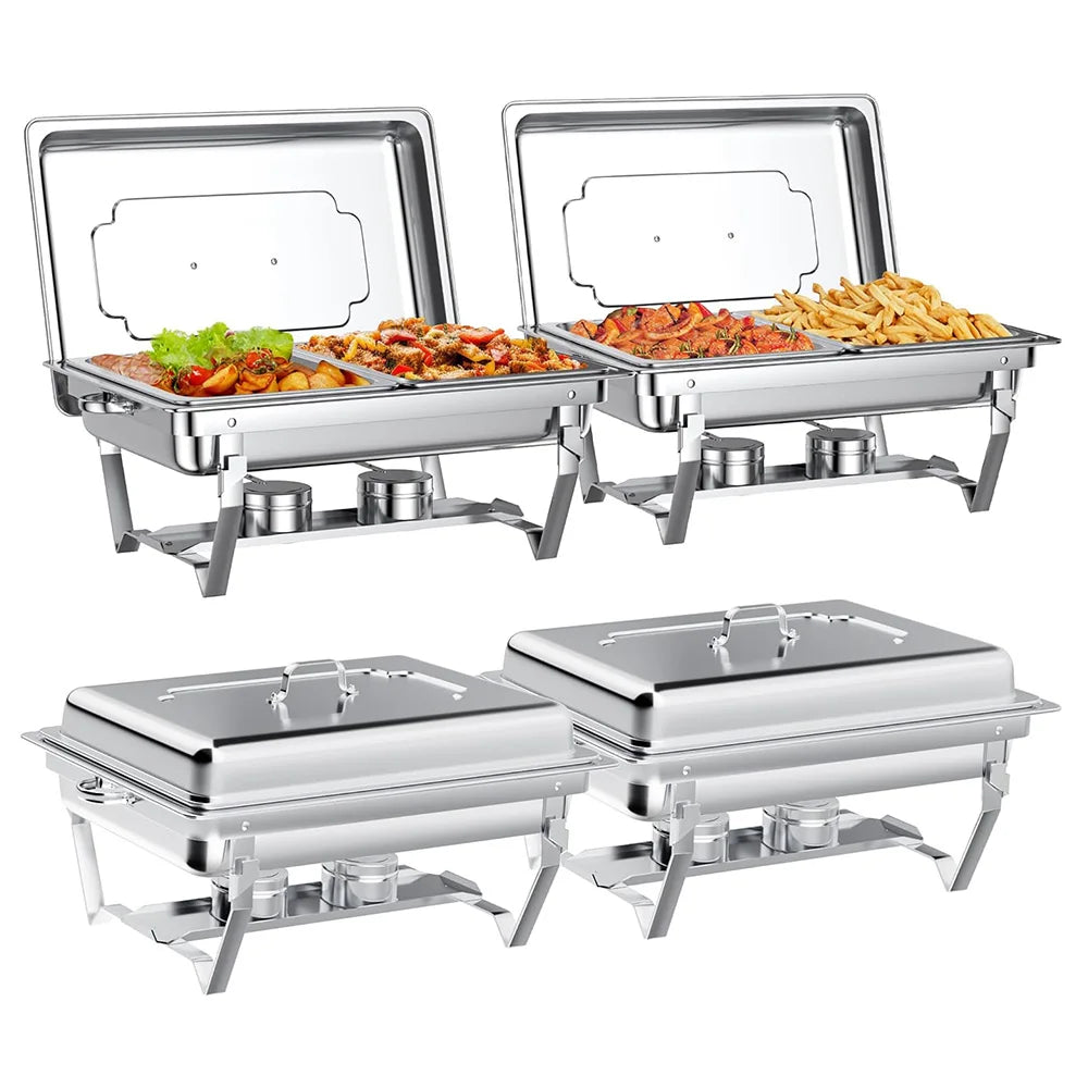 Chafing Dish Buffet Set Stainless Steel Food Warmers For Parties