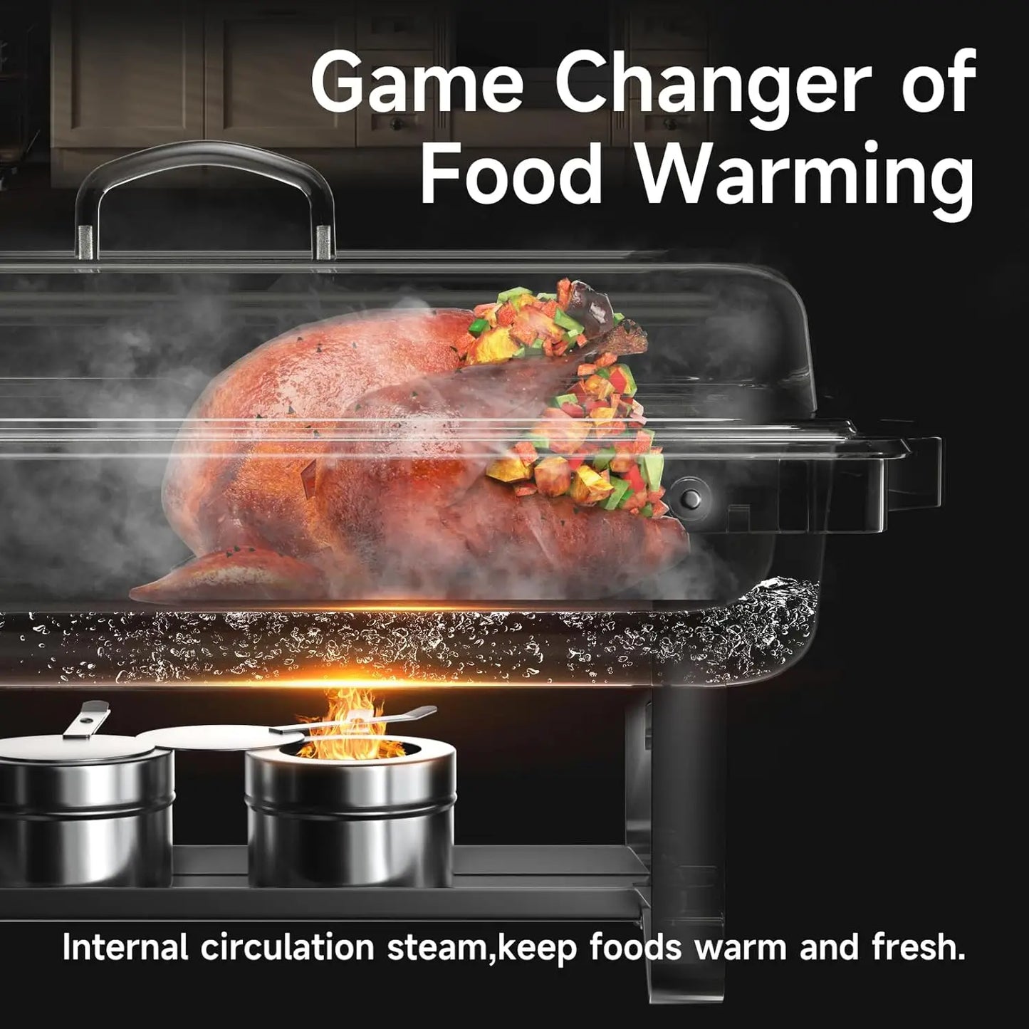 Chafing Dish Buffet Set Stainless Steel Food Warmers For Parties