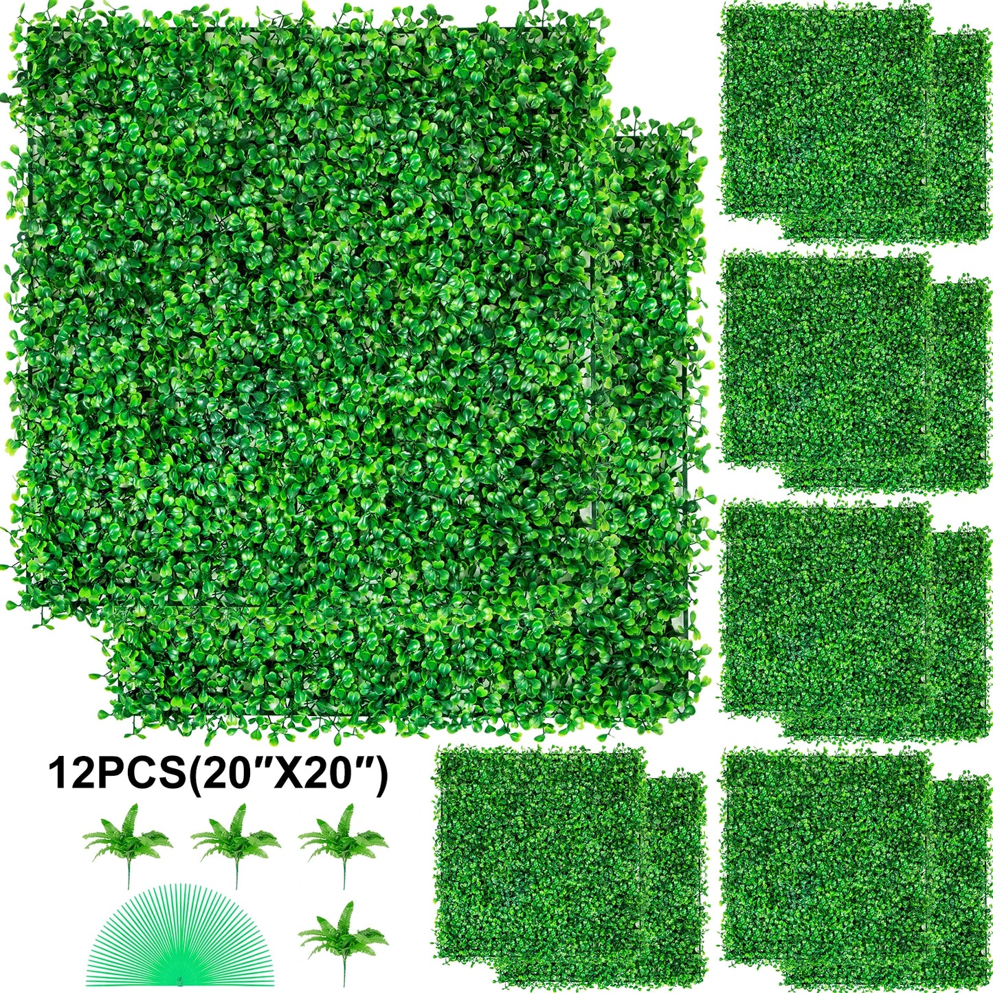 SucceBuy Boxwood Hedge Wall Panels For Privacy And Home Decor