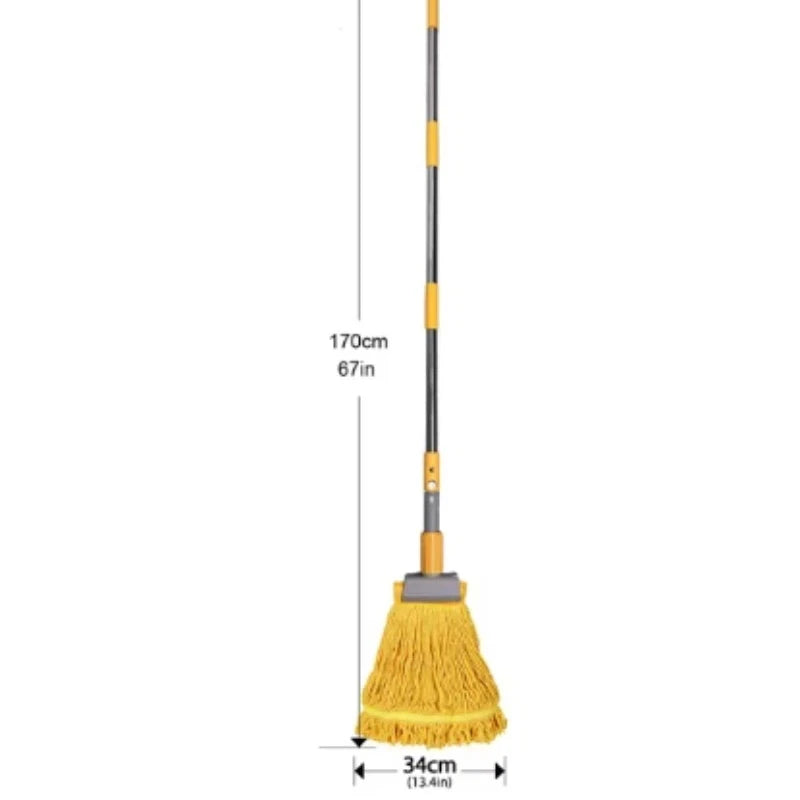 Sanitary Cleaning Kit Mop Bucket Cart With Industrial Cleaning Mop