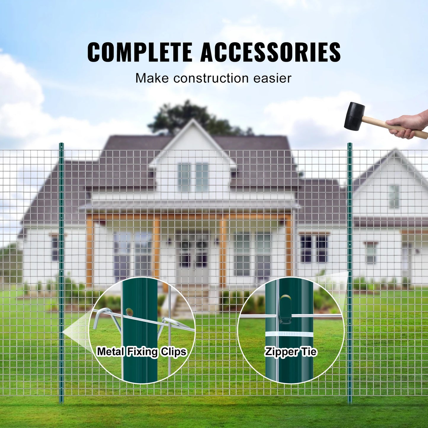 SucceBuy Fence Post T Post Heavy Duty Steel Stakes
