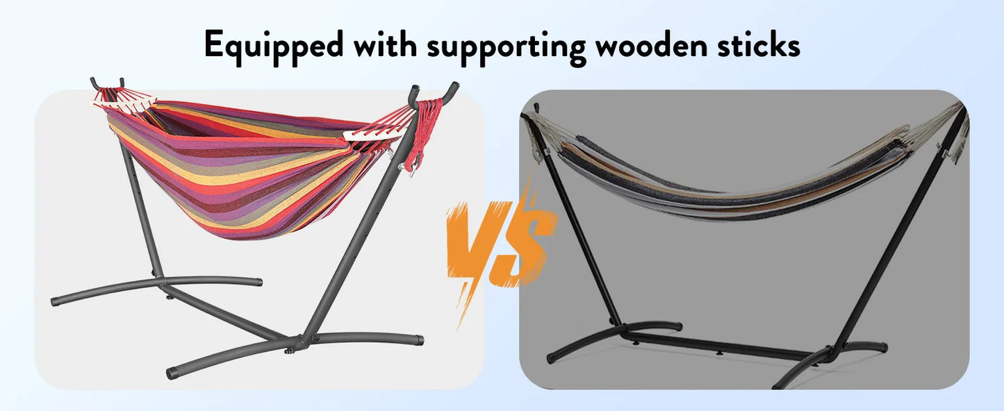 Gyroor Adjustable Stand Hammock With Storage Bag For Outdoor Relaxation