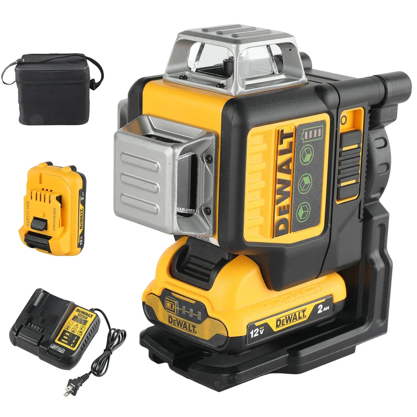 Dewalt DW089LG 12-Line 360 Degree Laser Level With Plumb