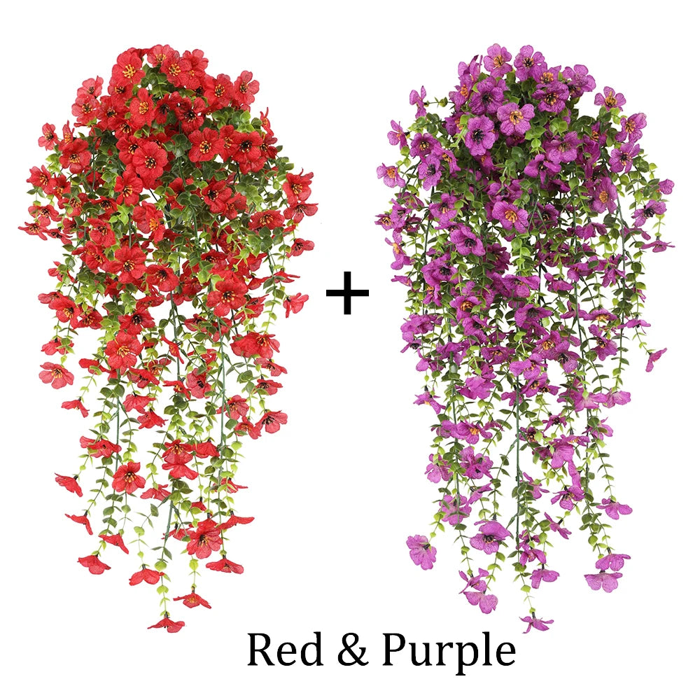 Artificial Daisy Eucalyptus Hanging Garland 2 Pack For Indoor Outdoor Decor