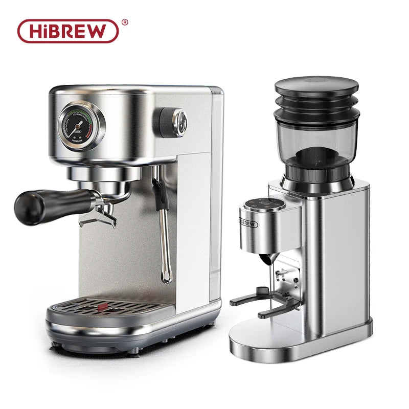 HiBREW 20Bar Semi Automatic Espresso Machine For Home Use