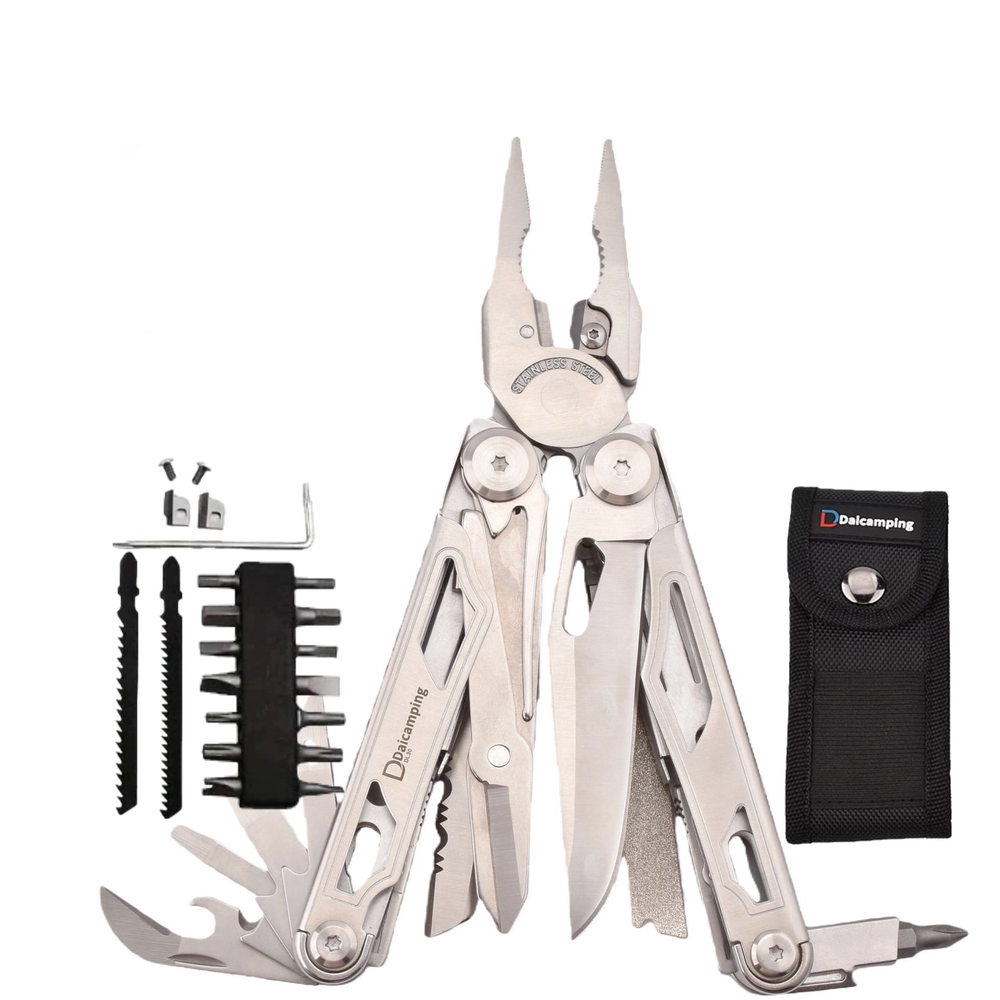 Daicamping Multifunctional Multitool Folding Knife Pliers EDC