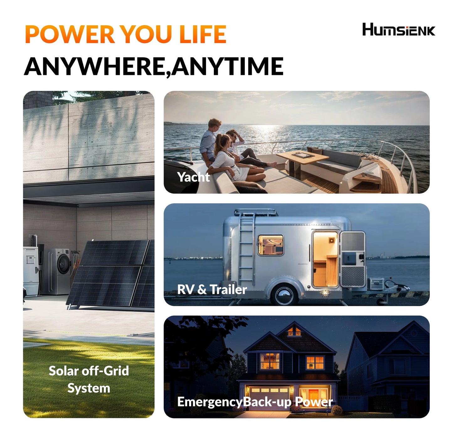 Humsienk 12V 100Ah LiFePO4 Battery Pack With 100A BMS