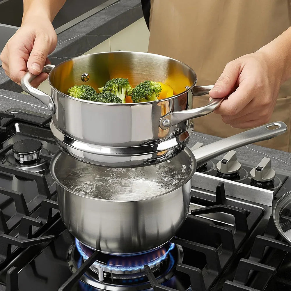 KOCH SYSTEME CS Stainless Steel Cookware Set All Stoves Compatible