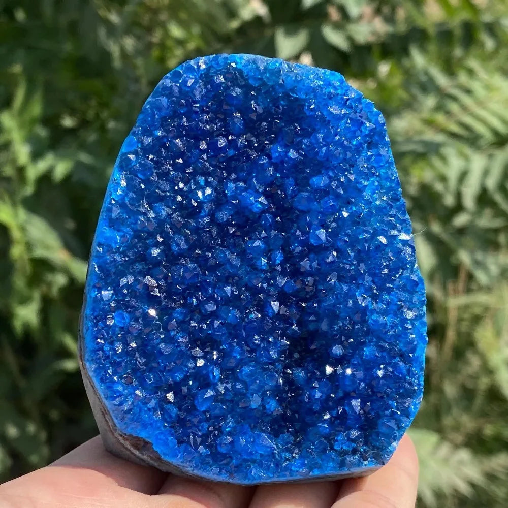 CrystalHola Geode Quartz Crystal Mineral Specimen for Home Decor