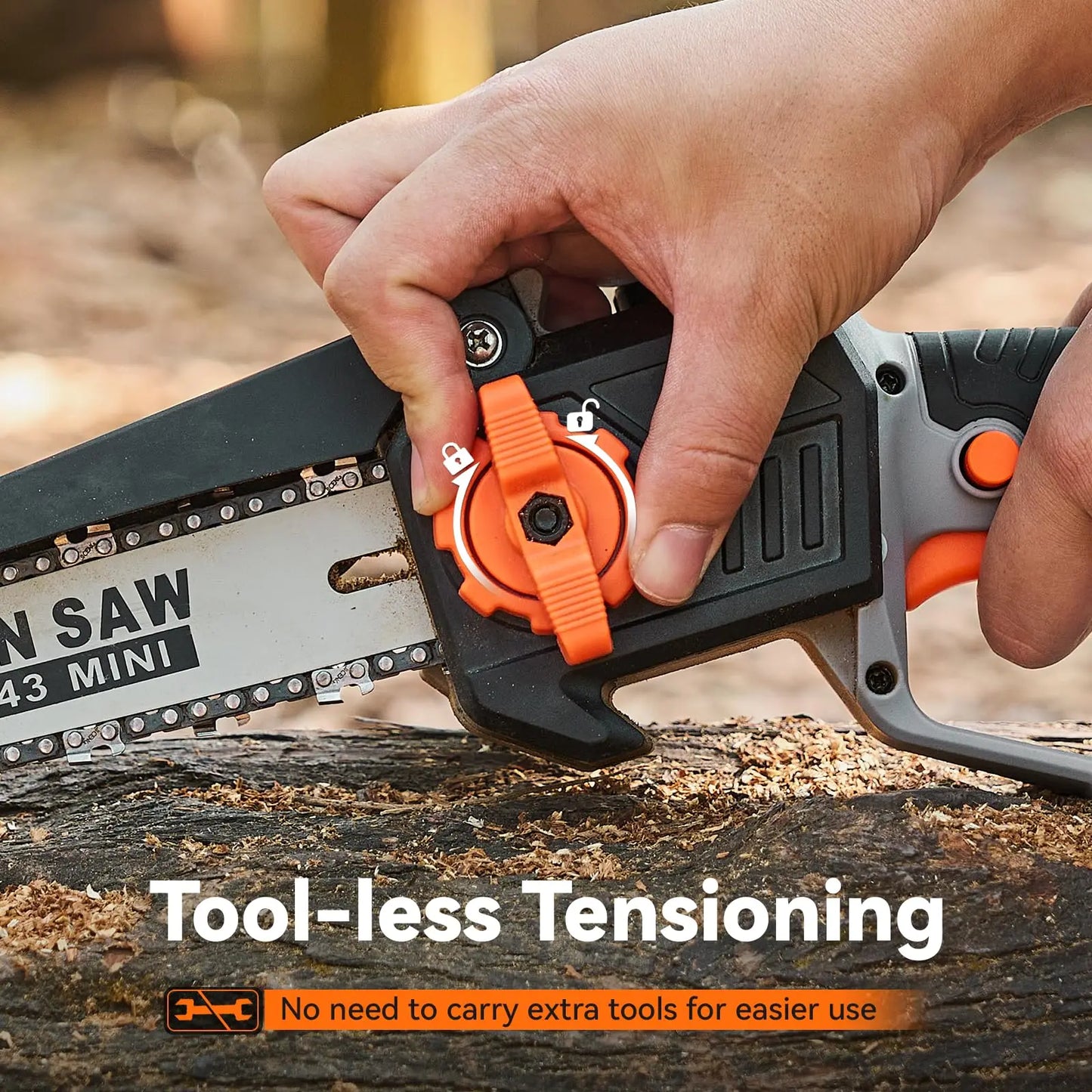 TaskStar Extendable Pruning Saw With Dual 4000mAh Batteries