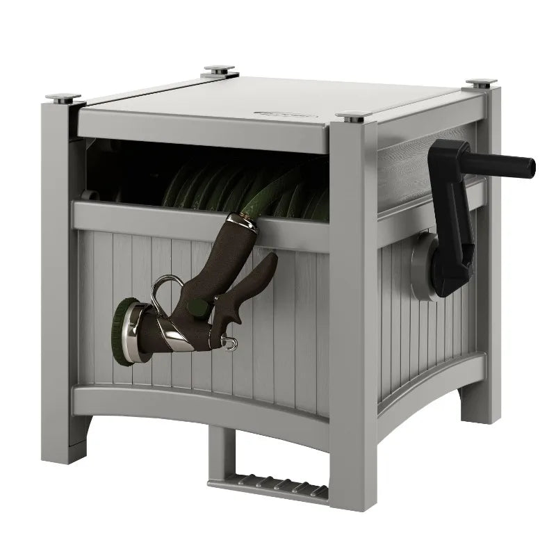 Suncast Hose Hideaway Hose Reel With Tangle Resistant Design