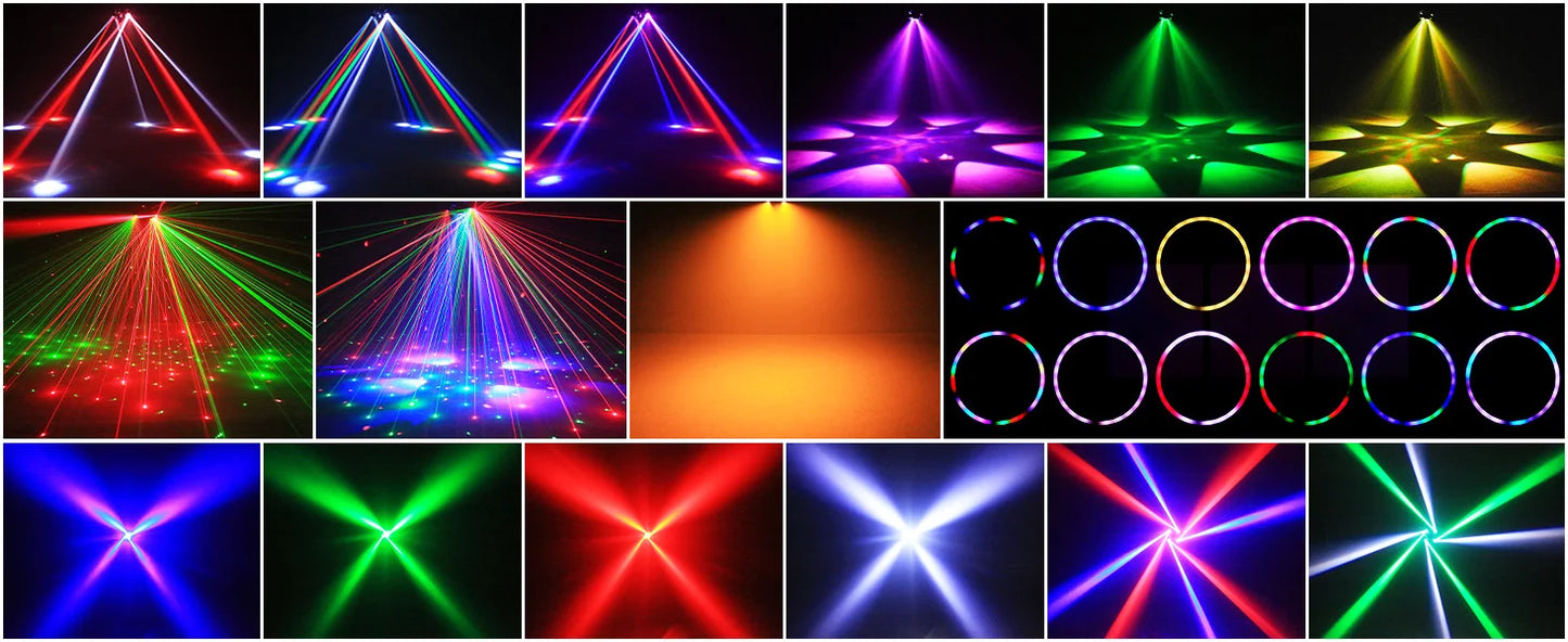 Rudderstar 120W RGBW Moving Head Light With Beam Effects