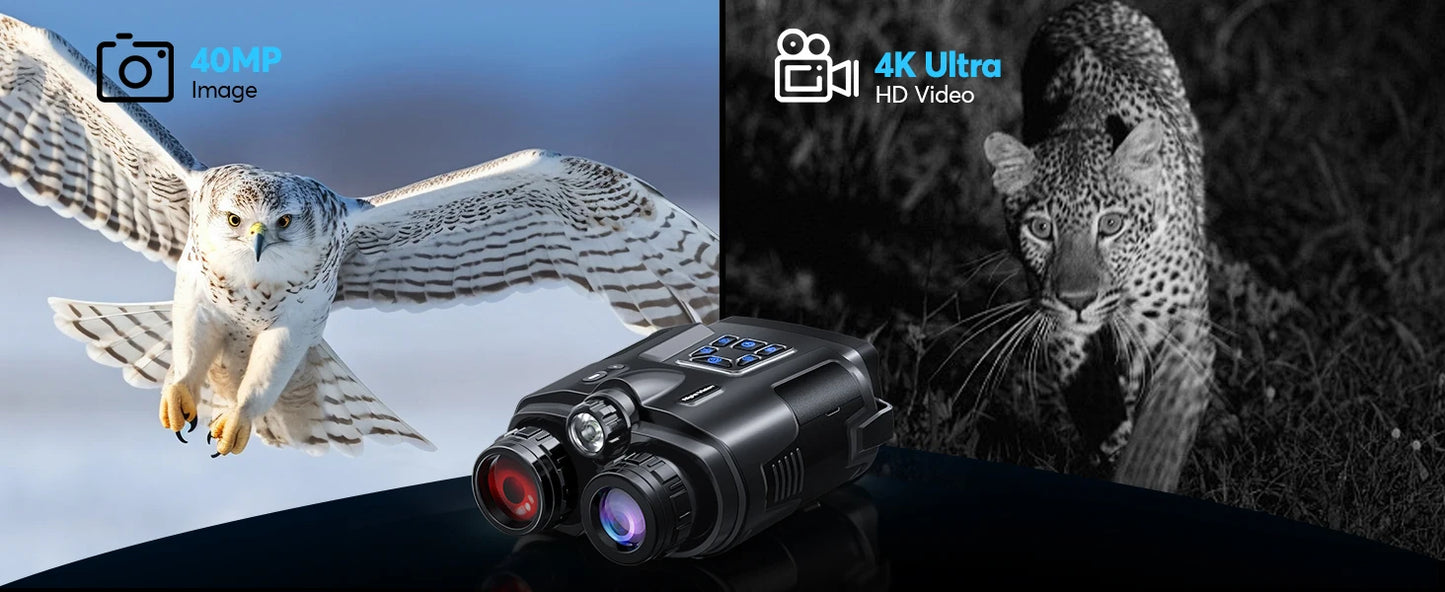 USB Rechargeable 4K Night Vision Infrared Binoculars