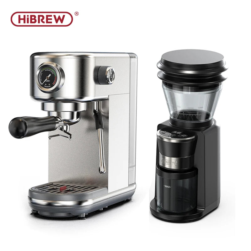 HiBREW H10B 20 Bar Semi Automatic Espresso Machine With Adjustable Temperature