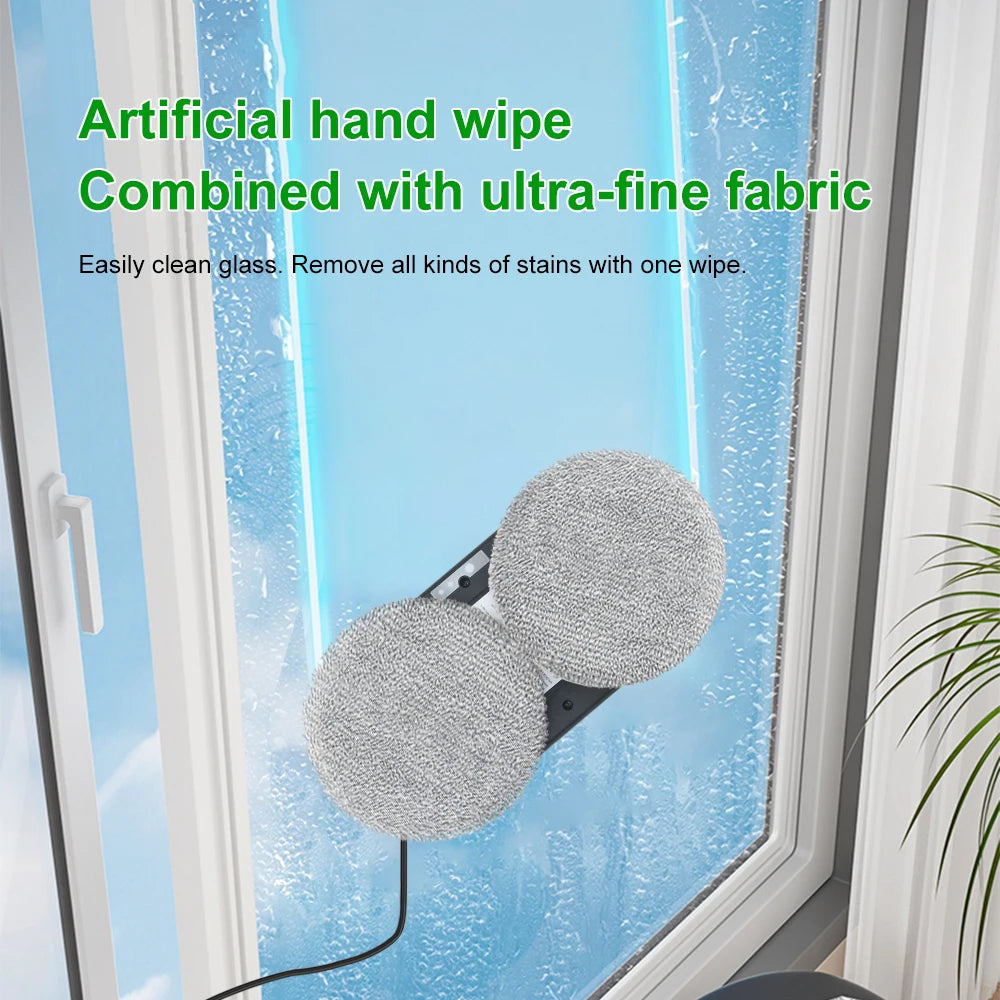 PuRuikai Window Cleaning Robot With Water Spraying and Edge Detection