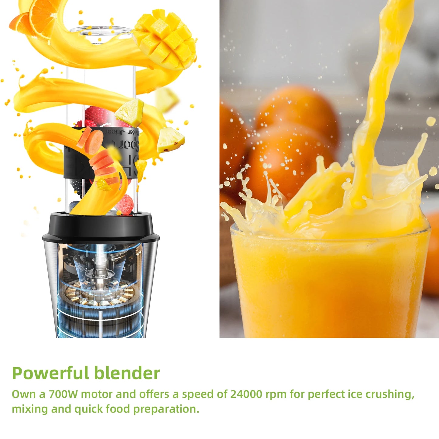 Biolomix Three In One Multifunction Food Processor 700W