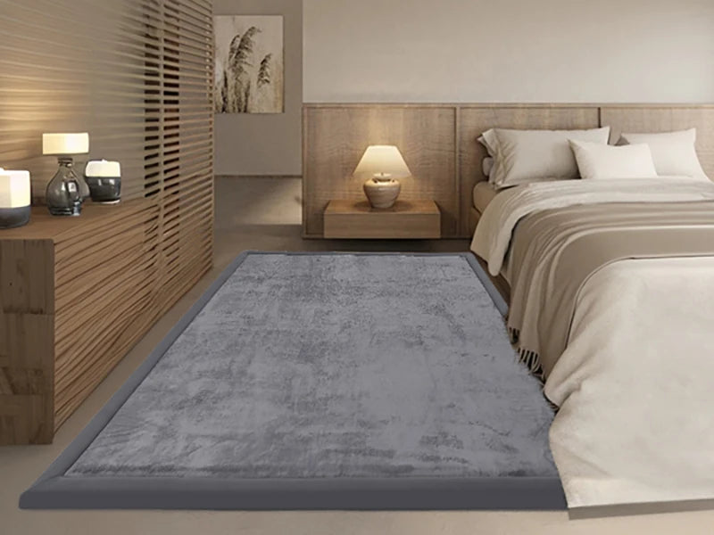 Carpet For Floor 2cm Thick Memory Foam Playpen Mat With Non-slip Bottom For Living Room Soft Velvet Minimalist Carpet Kids Rugs