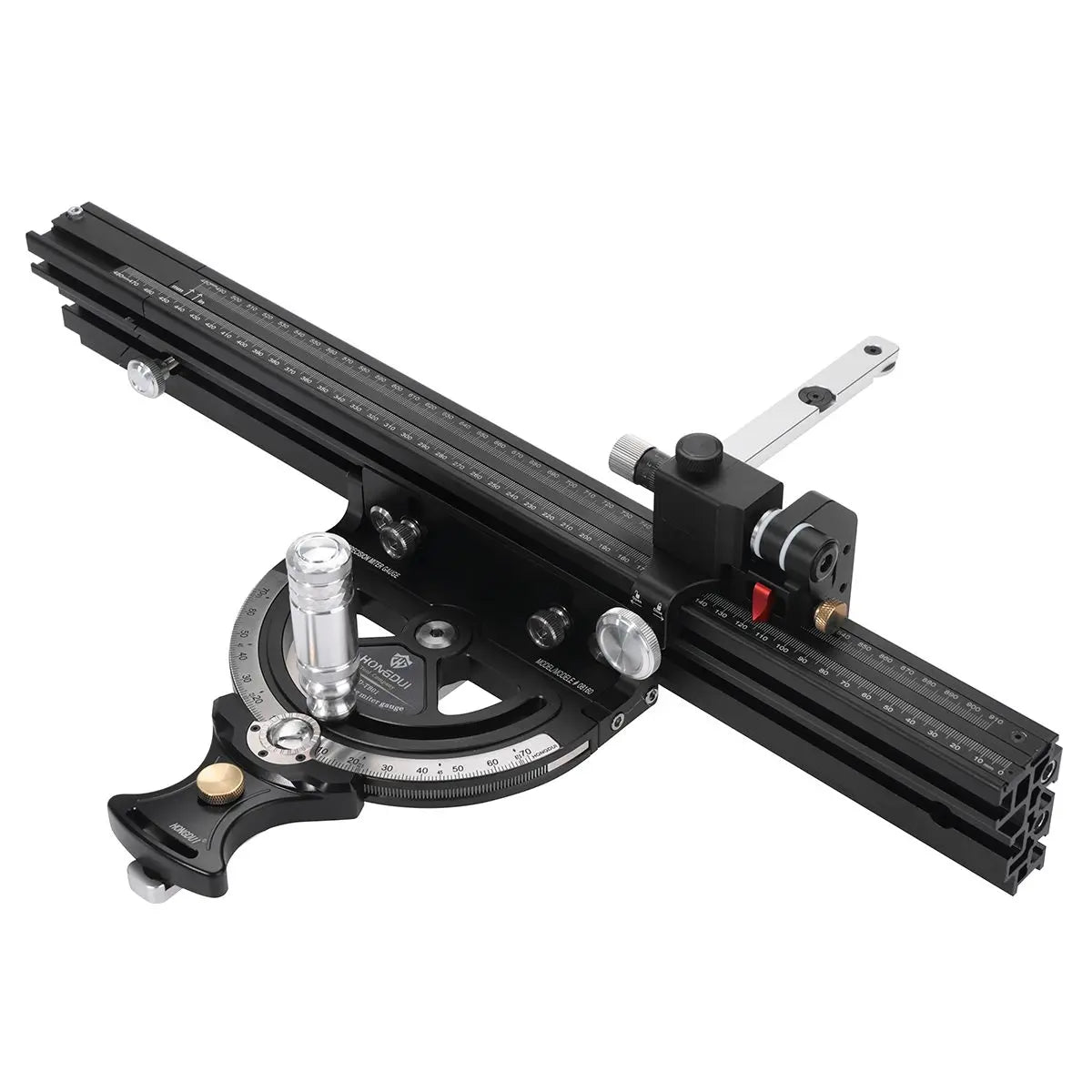 Hongdui HD-MG21 Miter Gauge With Extended Fence For Table Saw And Router Table