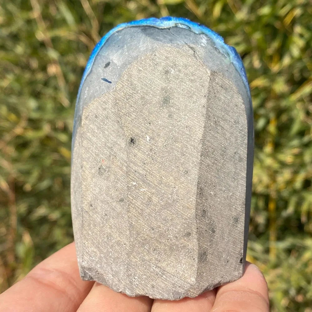 CrystalHola Geode Quartz Crystal Mineral Specimen for Home Decor