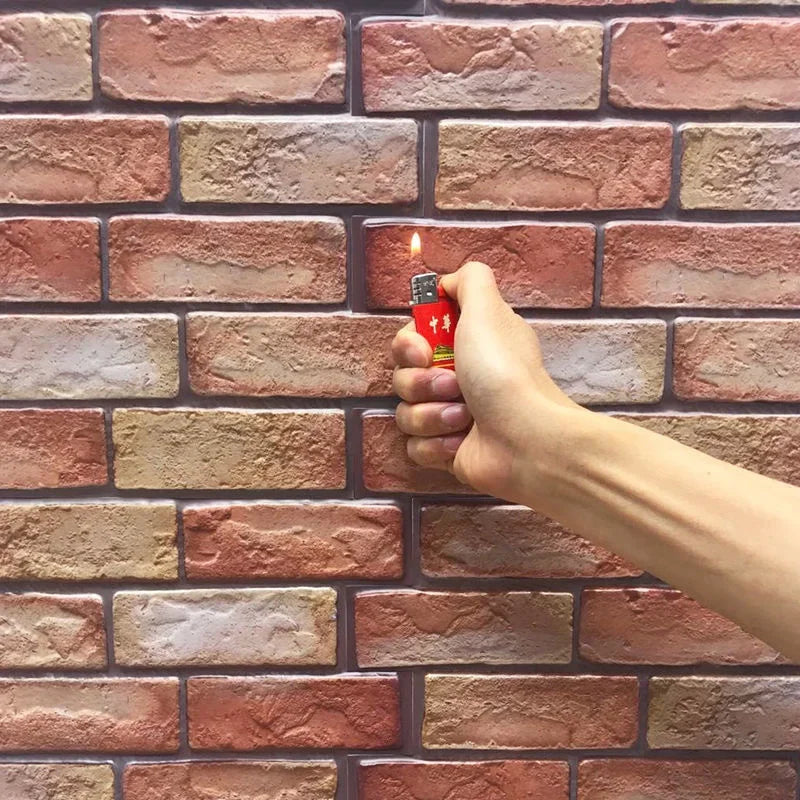 3D Imitation Brick Wall Stickers Removable Self-Adhesive Wallpaper