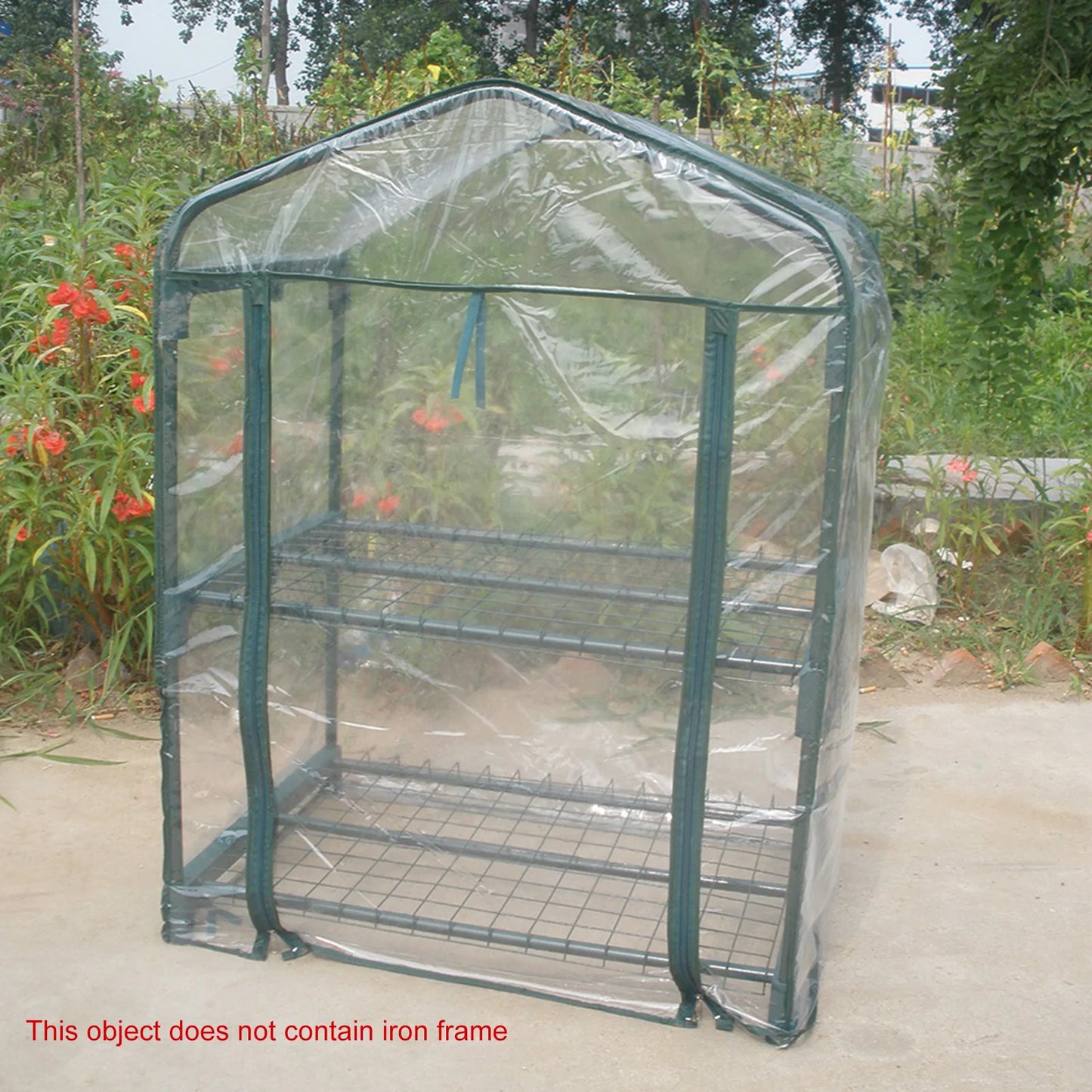 TOPINCN Mini Portable Garden Greenhouse For Outdoor Plants