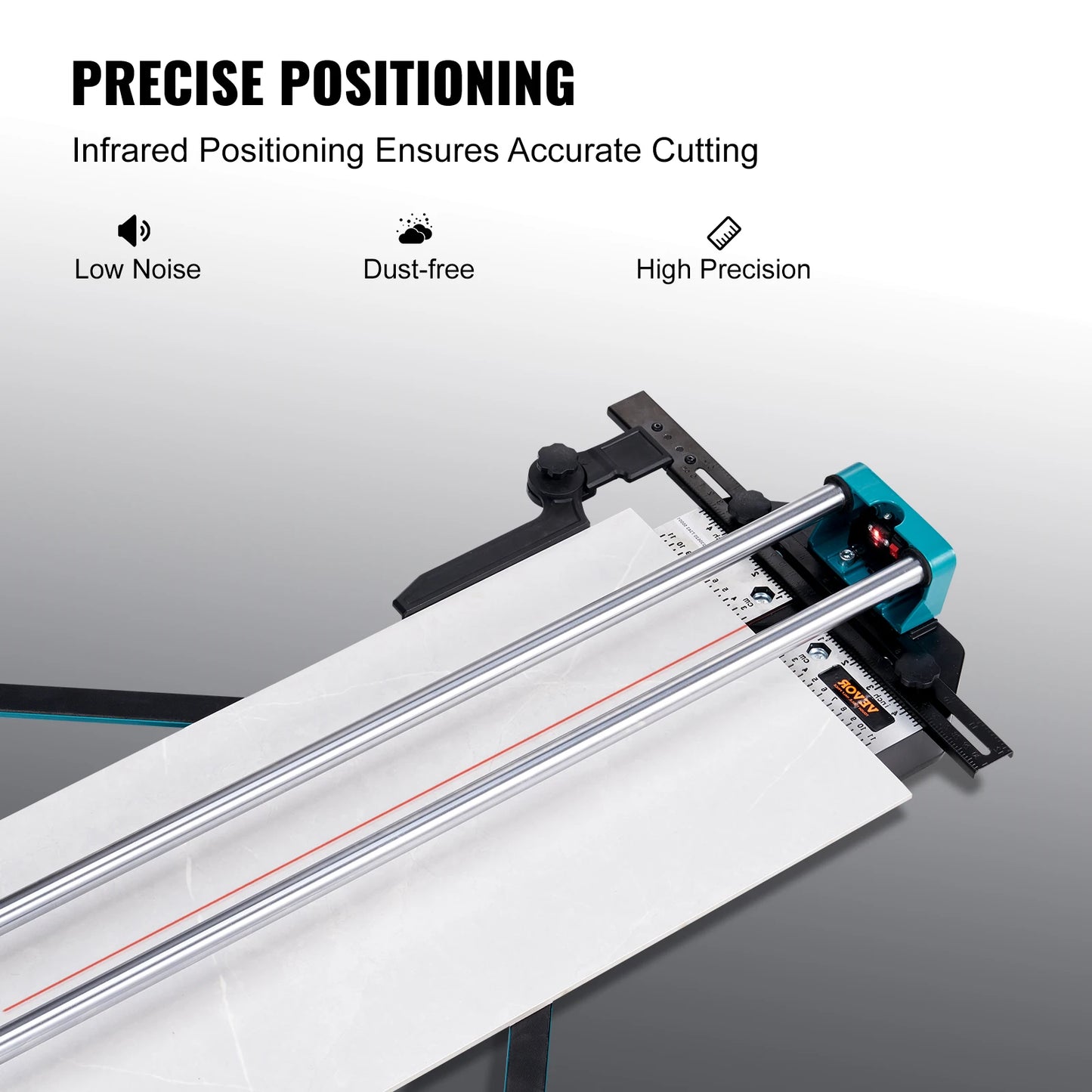 SucceBuy Manual Tile Cutter With Laser Positioning Rails