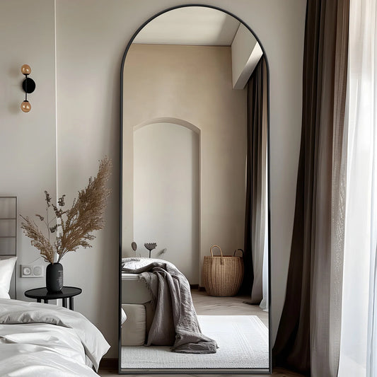 Antok Full Length Floor Mirror With Stand For Bedroom And Living Room
