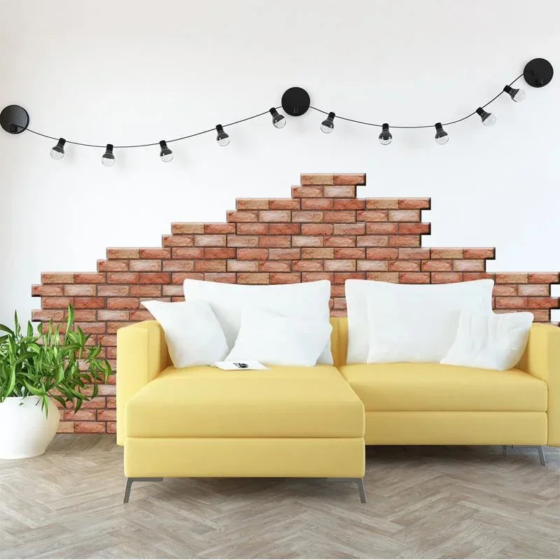 3D Imitation Brick Wall Stickers Waterproof Self Adhesive Decor