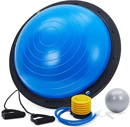 Half Exercise Ball Balance Trainer With Non Slip Base Pilates