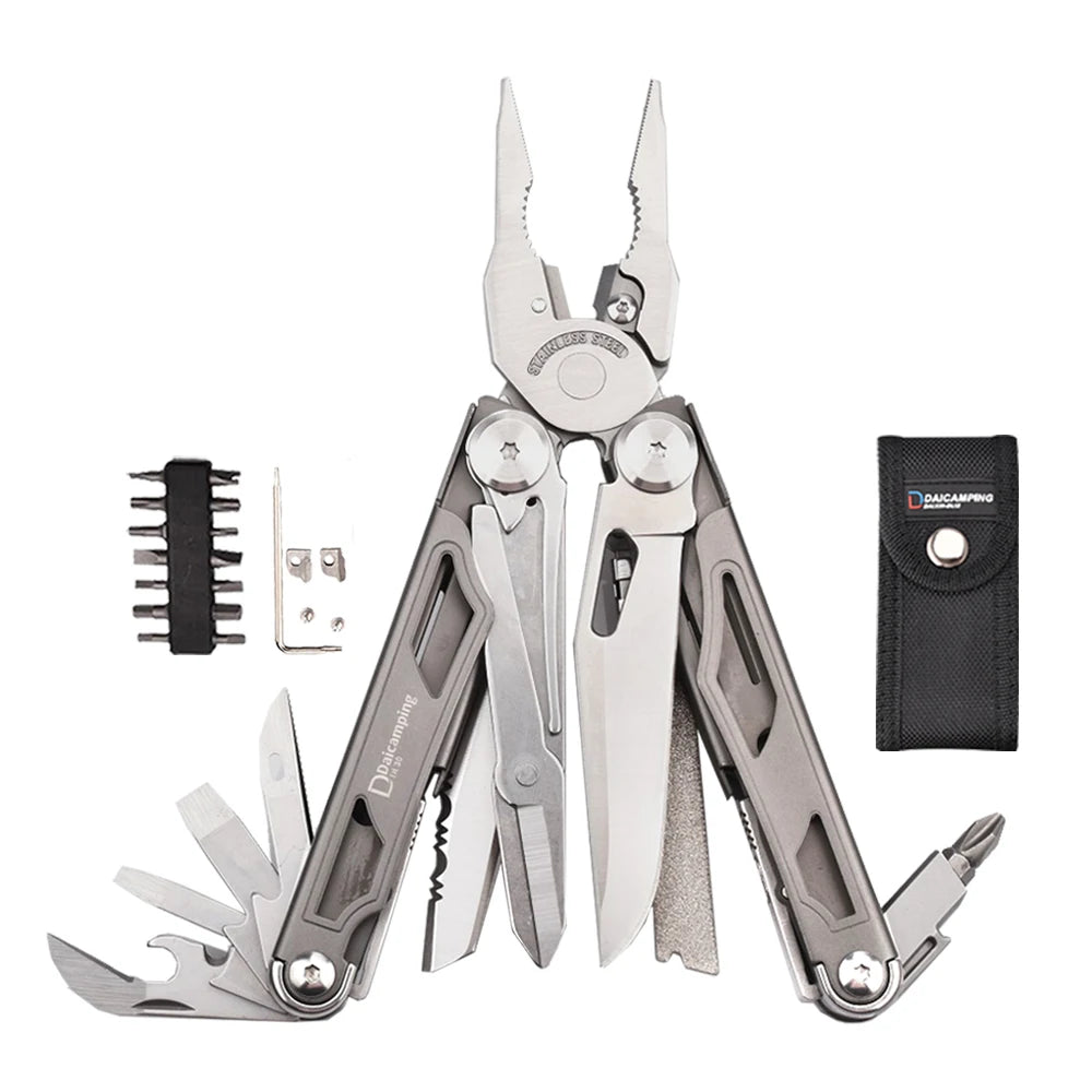 Daicamping Multifunctional Multitool Folding Knife Pliers EDC