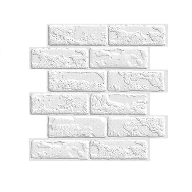 3D Imitation Brick Wall Stickers Waterproof Self Adhesive Decor