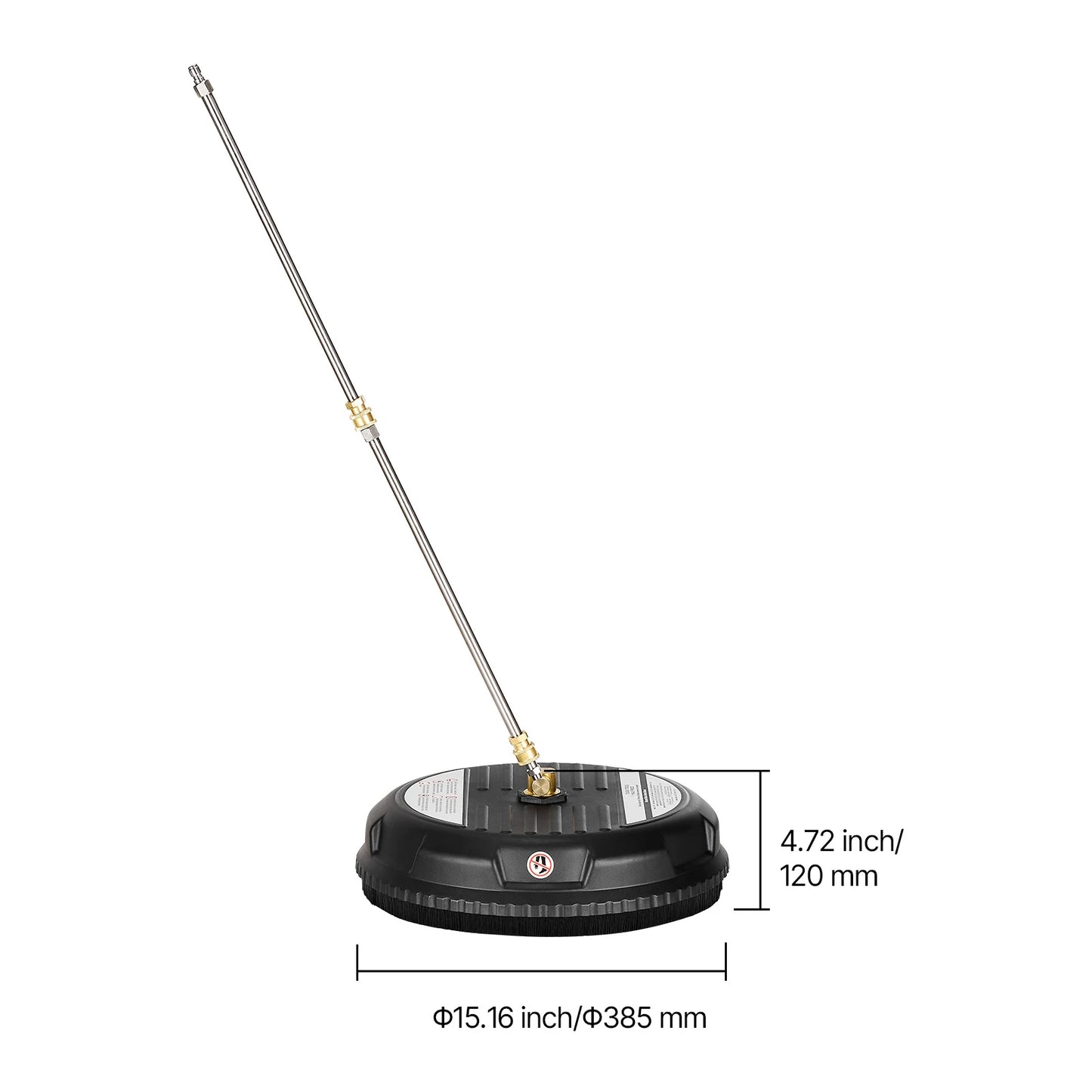 VEVOR Pressure Washer Surface Cleaner Stainless Steel With 4 Wheels