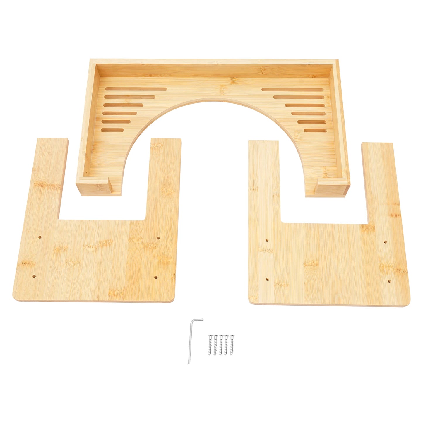 Bamboo Adjustable Toilet Stool Squatty Step For Comfortable Posture