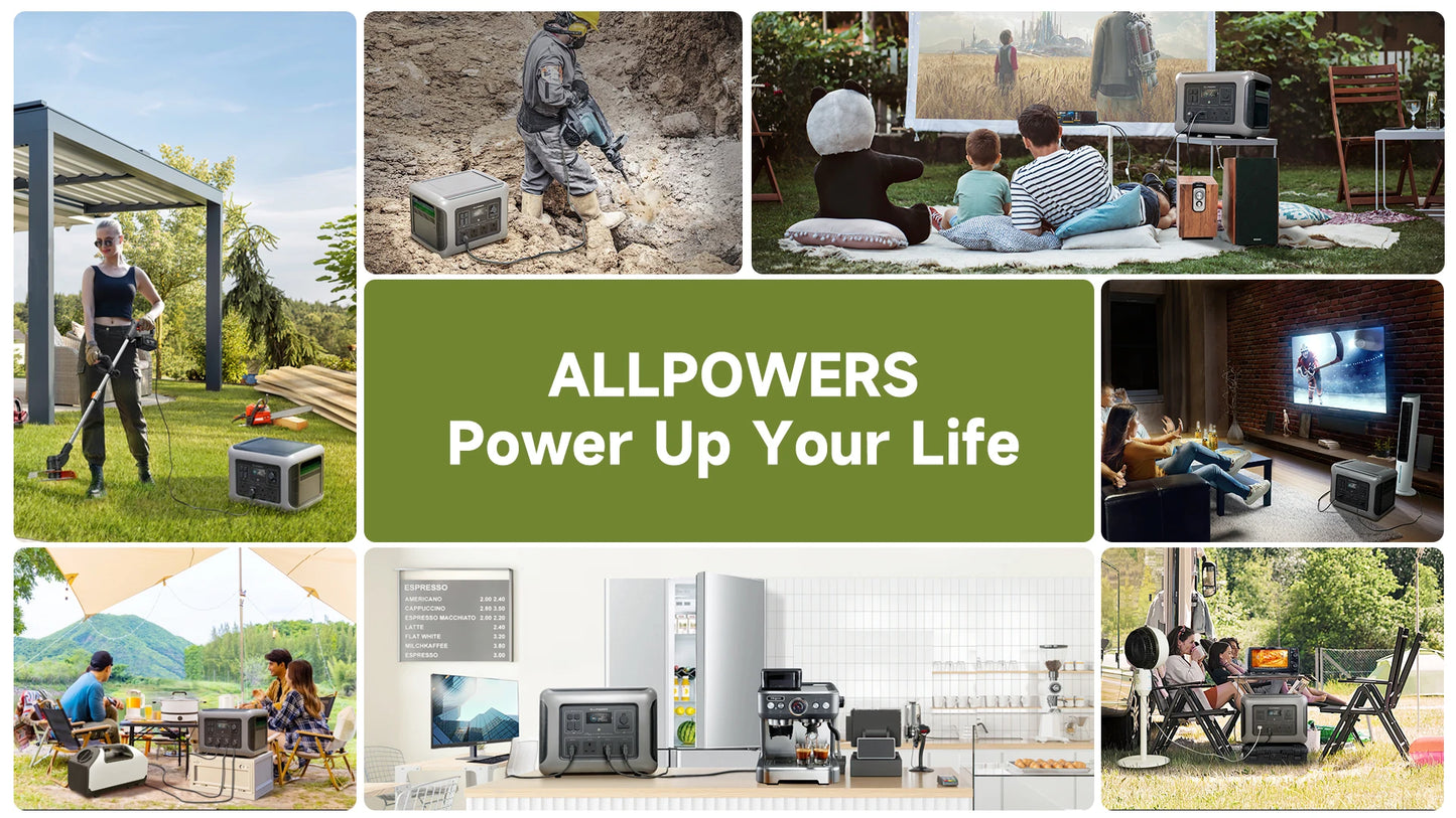 ALLPOWERS R2500 Portable Power Station 1920Wh LiFePO4 Battery
