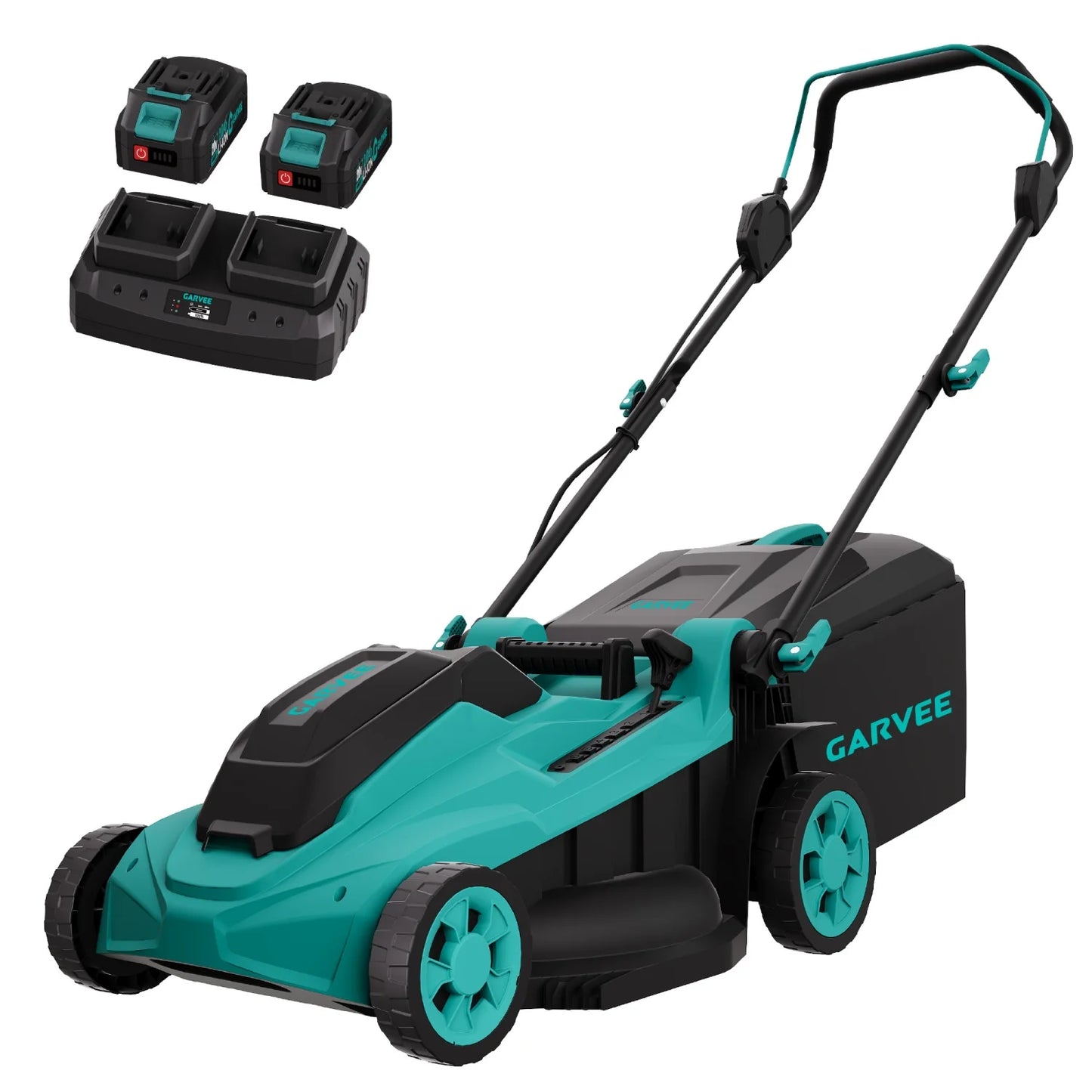 HiMISS 40V Cordless Lawn Mower With Dual Batteries