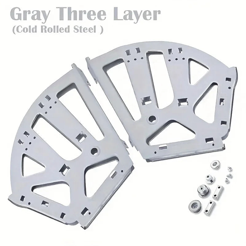 Stainless Steel Flip Shoe Rack Cabinet Hardware Accessories