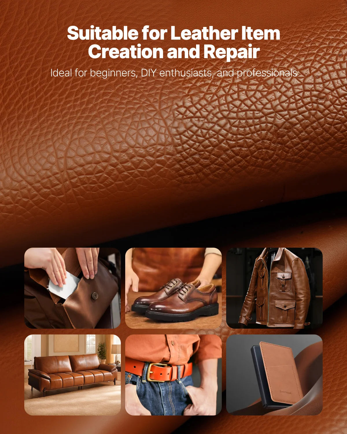 SucceBuy Leather Working Tools Kit 92 Piece Set Pro