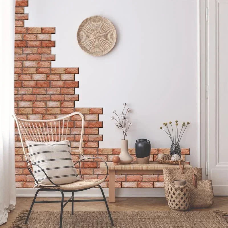 3D Imitation Brick Wall Stickers Waterproof Self Adhesive Decor
