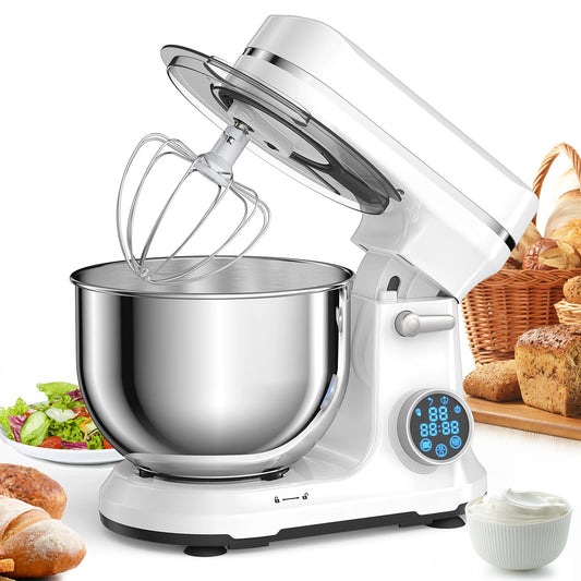 Biolomix Stand Mixer 1200W 11 Speed DC Motor With Dough Hook