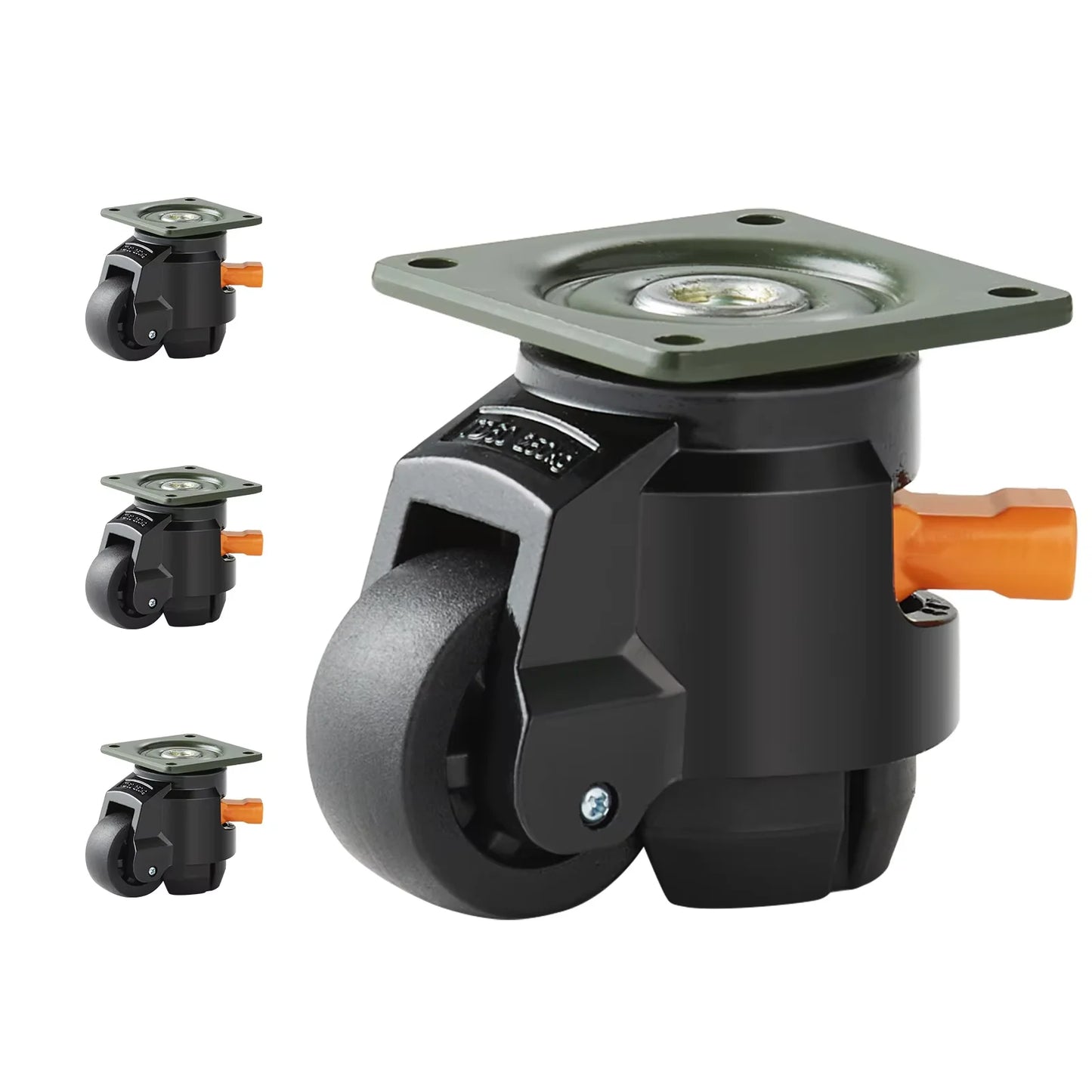 SucceBuy 4 Pack Leveling Casters Heavy Duty Swivel Wheels