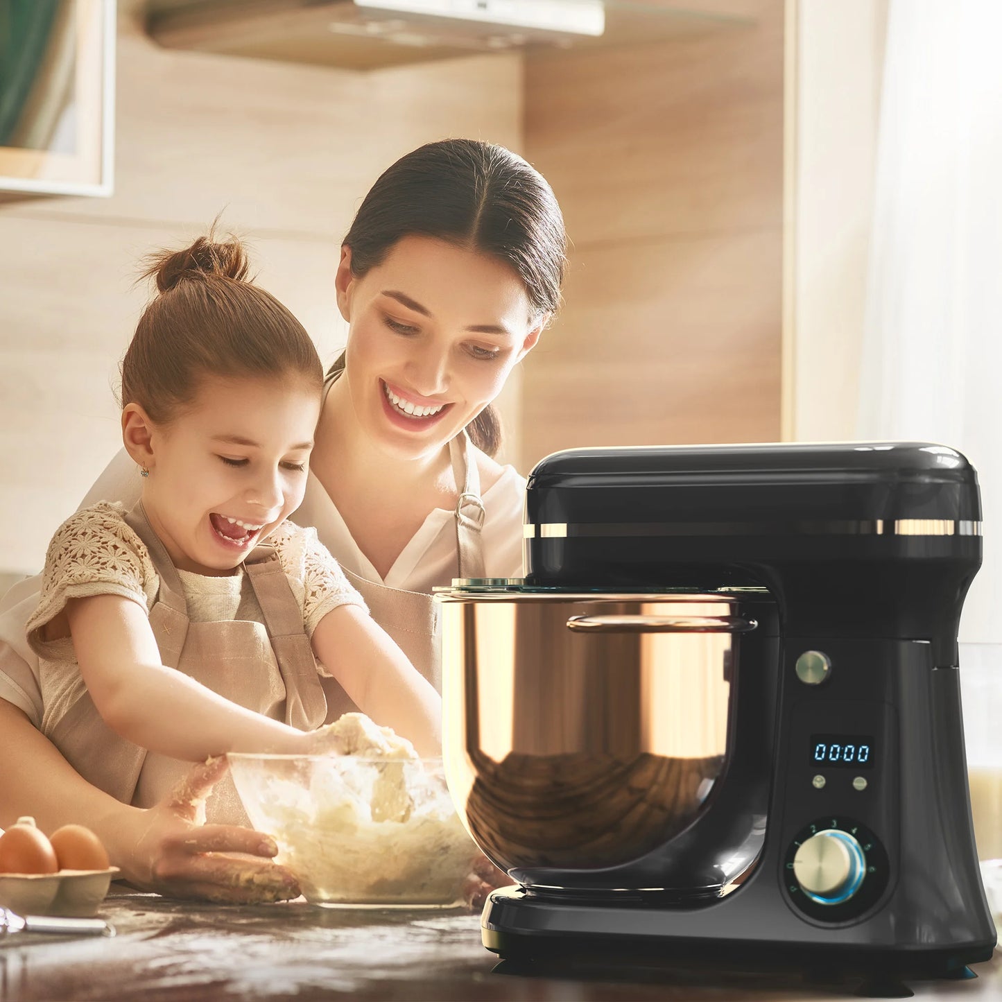 Biolomix BM601 Stand Mixer With 1200W Motor And 6 Speed