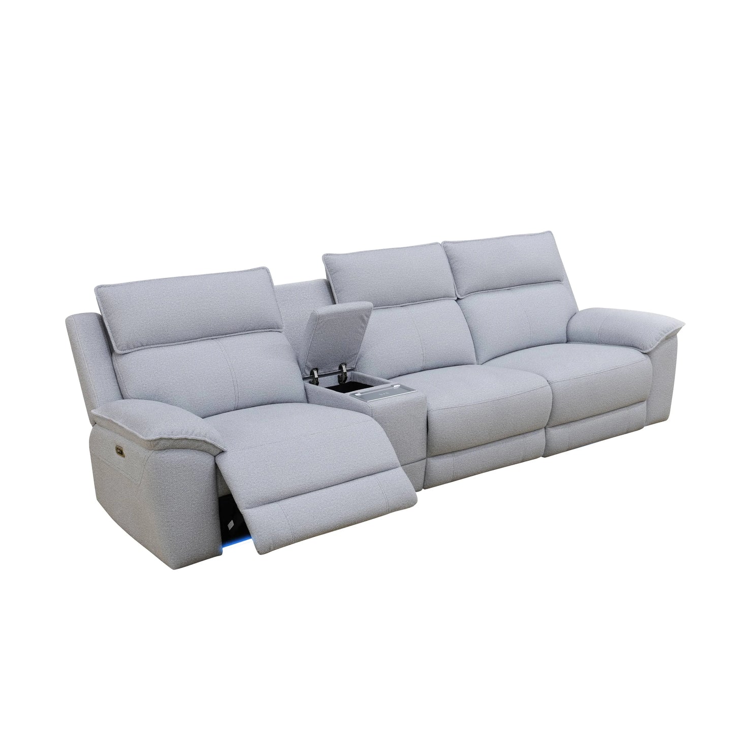 Recliner Sofa Set Four Piece With Power Lift Cup Holders