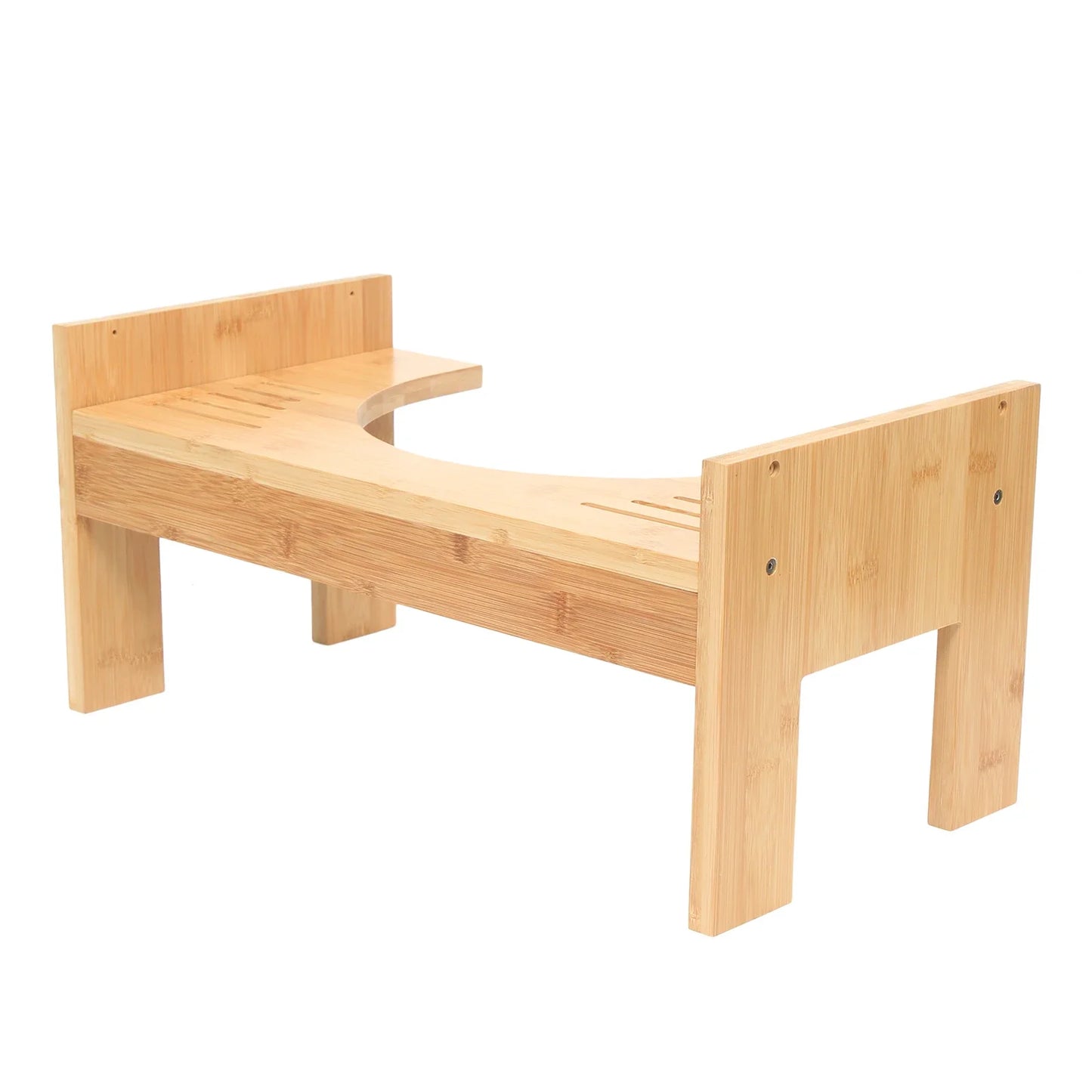 Bamboo Adjustable Toilet Stool Squatty Step For Comfortable Posture
