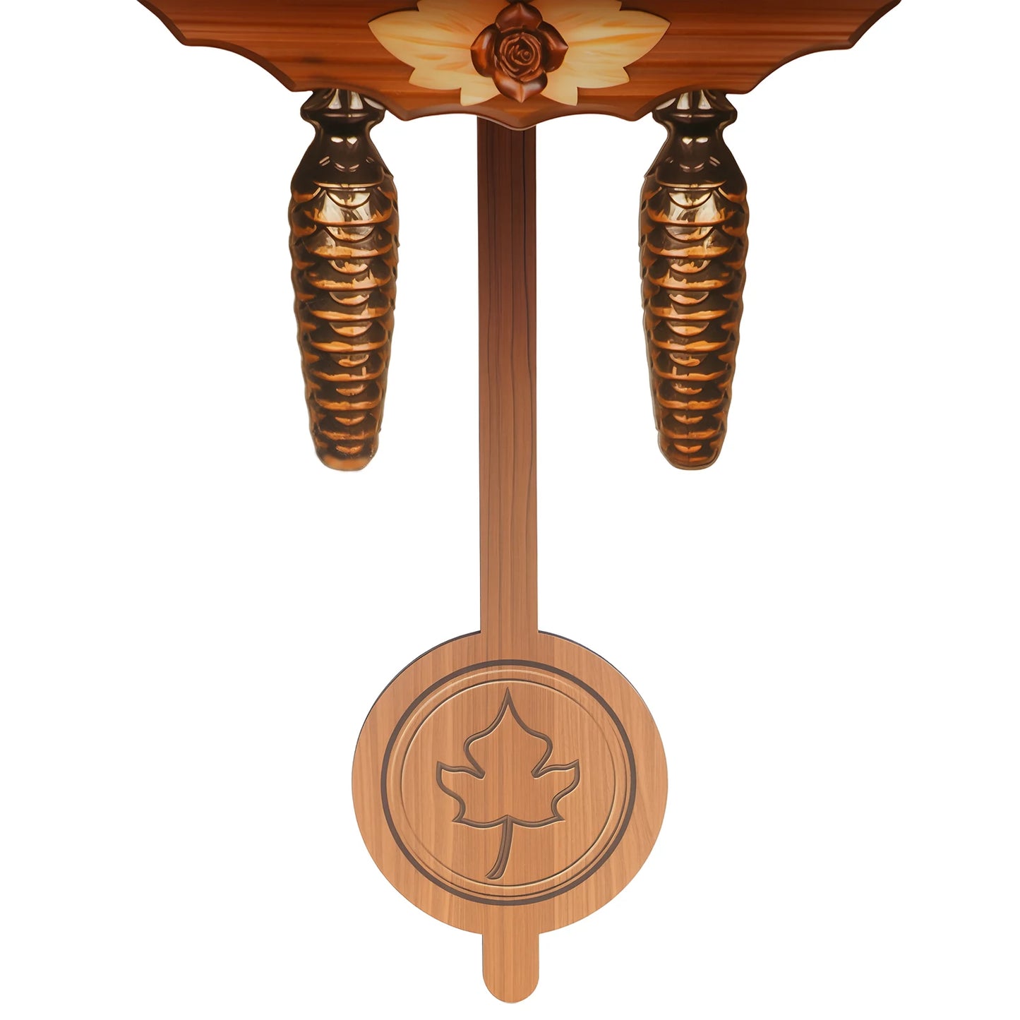 Vintage Cuckoo Wall Clock With Bird Chime Nordic Wooden Decor