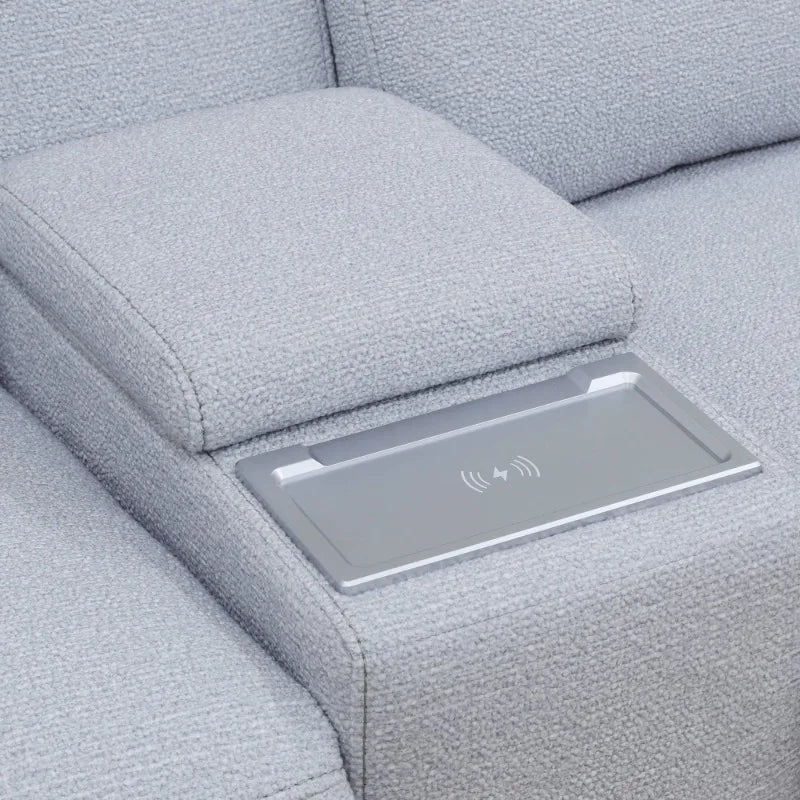 Recliner Sofa Set Four Piece With Power Lift Cup Holders