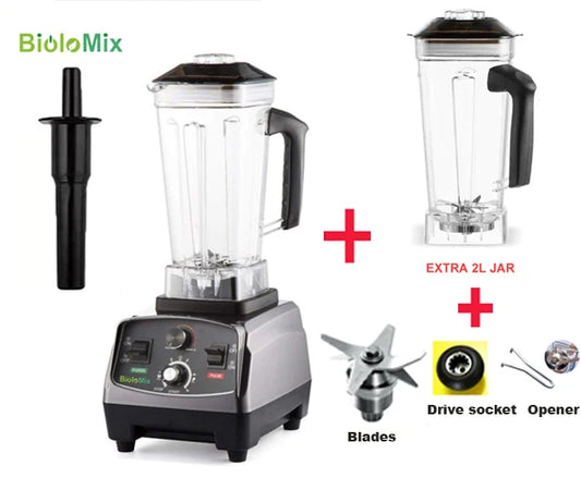 Biolomix 3HP Heavy Duty Blender Juicer Processor 2200W