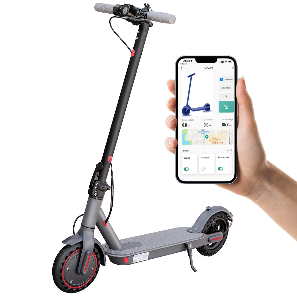 Ladped Electric Scooter 350W 19mph With Smart App Control